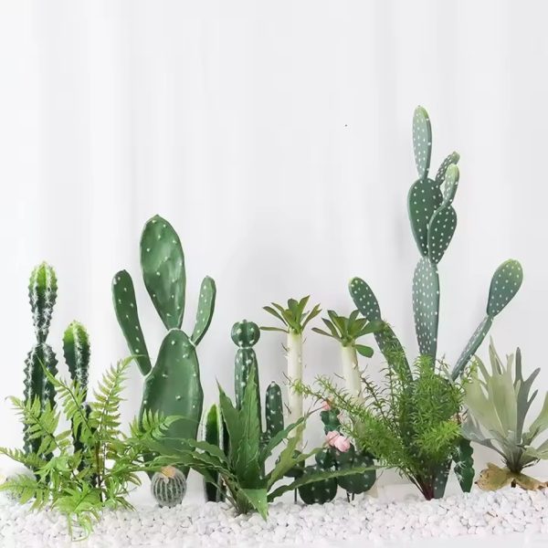 Creative Cactus Potted Plant – A Little Sculpture of the Wild
